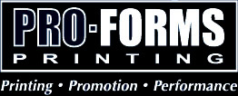Pro-Forms Printing - Printing, Promotion, Performance. Pro-Forms Printing - Printing, Promotion, Performance.